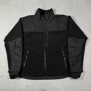 Condor Jacket Mens 2XL Black Alpha Micro Fleece Full Zip Tactical Military Coat